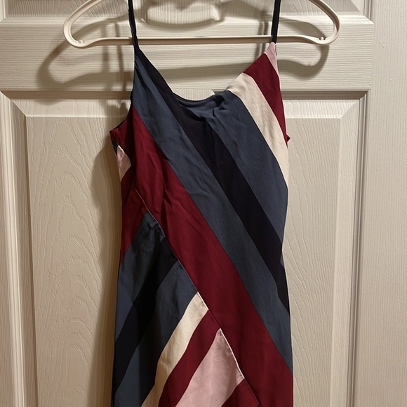 Ann Taylor size 4 stripe winter color dress - Picture 3 of 5